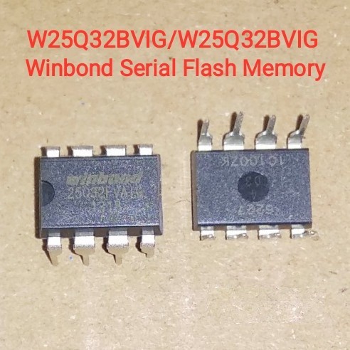 W25Q32 W25Q32FVIG W25Q32BVIG 25Q32 Serial Flash Memory IC Dip-8