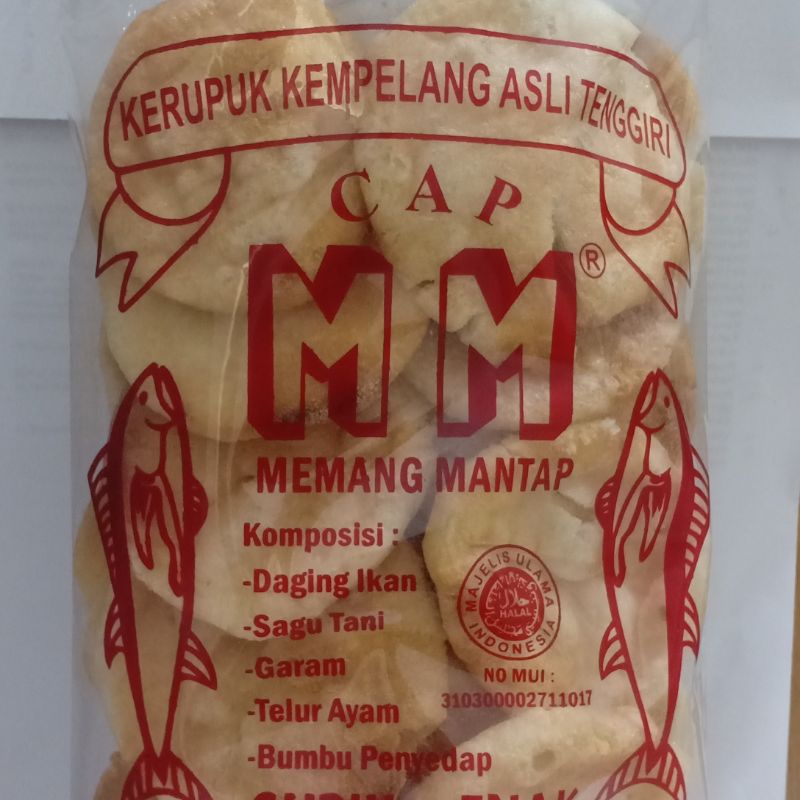 

kerupuk kemplang sambal MM 250gr isi 22 keping