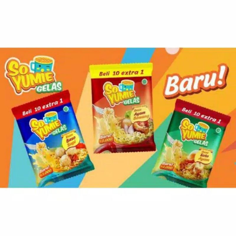 

Aneka mie gelas instan