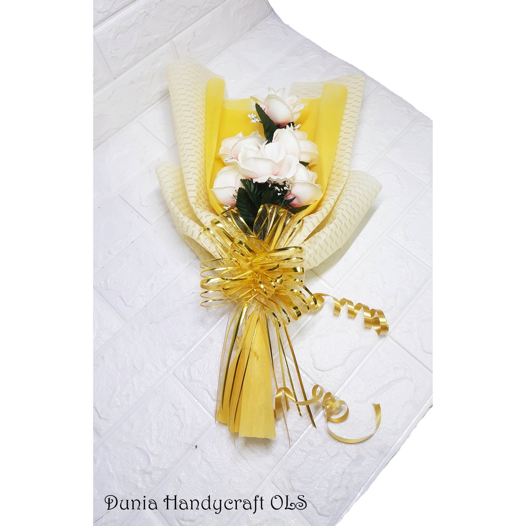 Buket Bunga Wedding Pernikahan Rangkai Bunga Flower Bouquet Romantis