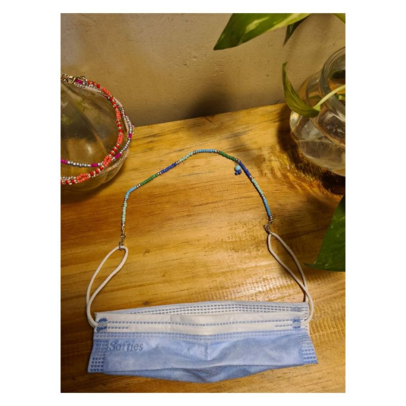 Tali konektor masker/tali masker/strap mask/tali manik manik