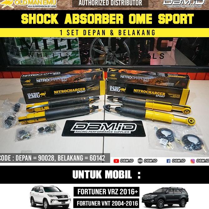 Shock OME Sport Old Man Emu Fortuner VNT Fortuner VRZ depan belakang