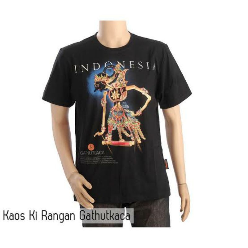 kaos wayang gatot kaca ghatot kaca baju budaya