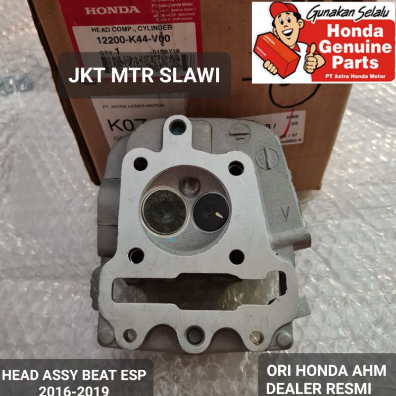 12200 K44 V00 Head comp cylinder beat esp beat eco 2017-2019 asli honda