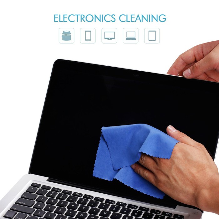 KAIN MICROFIBER PEMBERSIH KACA LAYAR LAPTOP MATA LENSA TABLET GADGET - WARNA ACAK