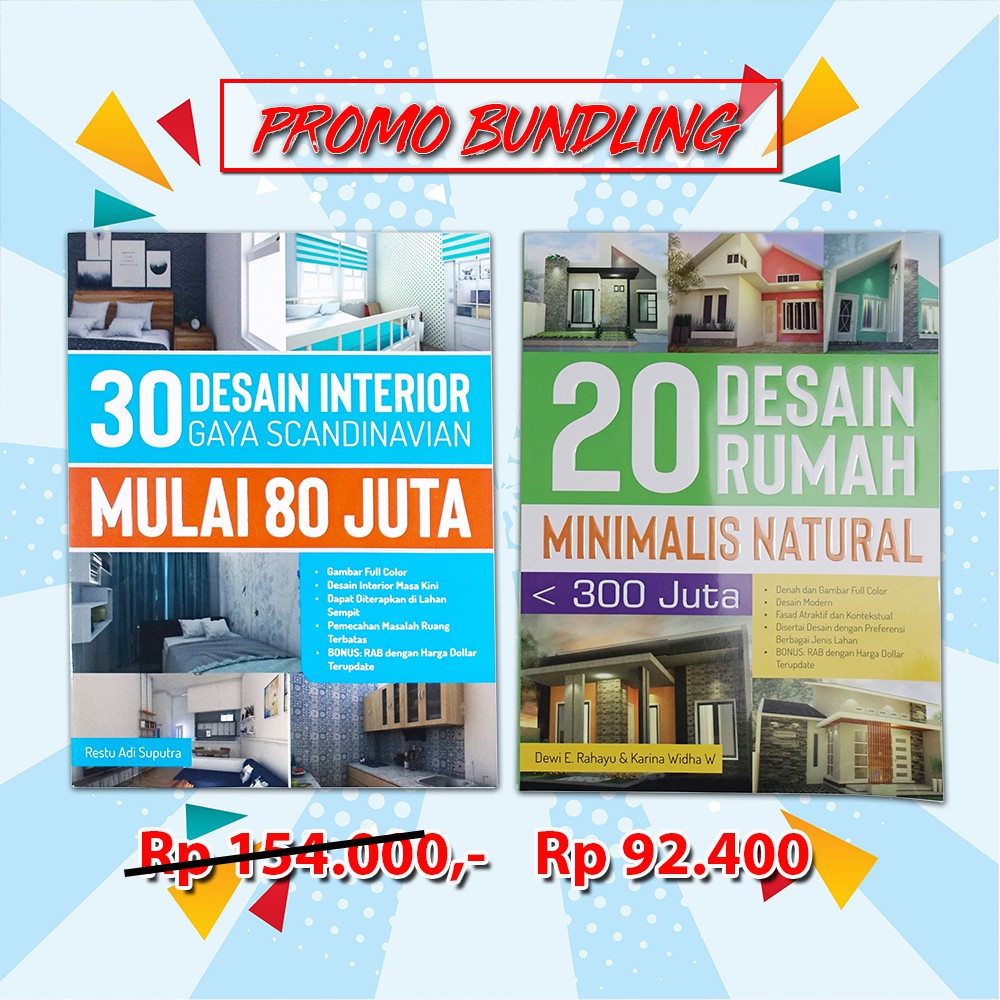 Bundling Buku Desain Rumah Interior Scandinavian Shopee Indonesia