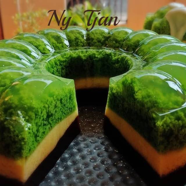 

Puding Lumut mentega coklat /Pudding birthday (tanpa VLA)
