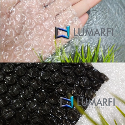 

[METERAN] Plastik Bubble Wrap MP Tebal Putih Bening Hitam / Plastik Gelembung Pengaman Packing Mulia Pack MP