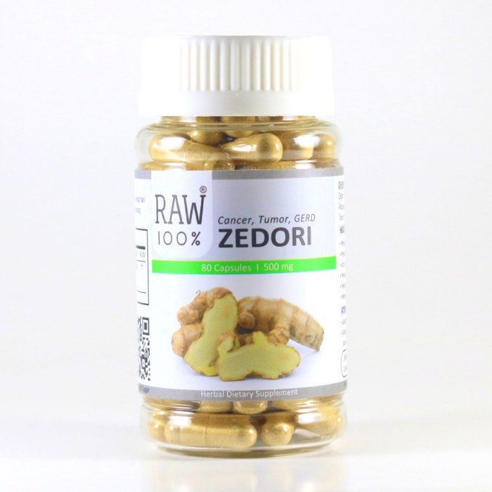 RAW 100 Zedori GERD, Asam Lambung, Kista, obat herbal kunyit putih