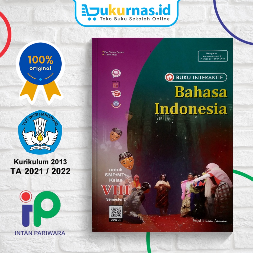 Buku PR Interaktif Bahasa Indonesia SMP/MTs Kelas 8 Semester 2 - Intan Pariwara