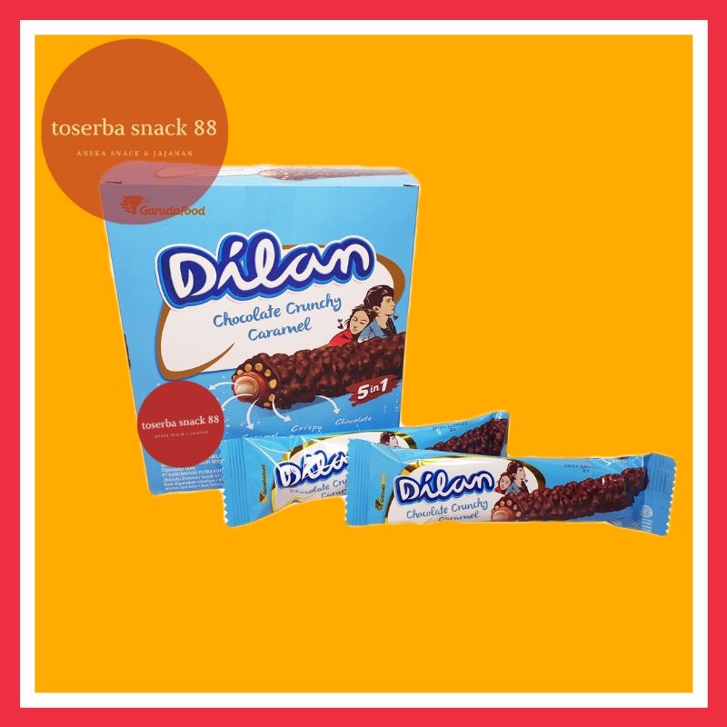 

DILAN Chocolate Crunchy Caramel/ Garuda food 5in1 (24 gram× 12 pcs)