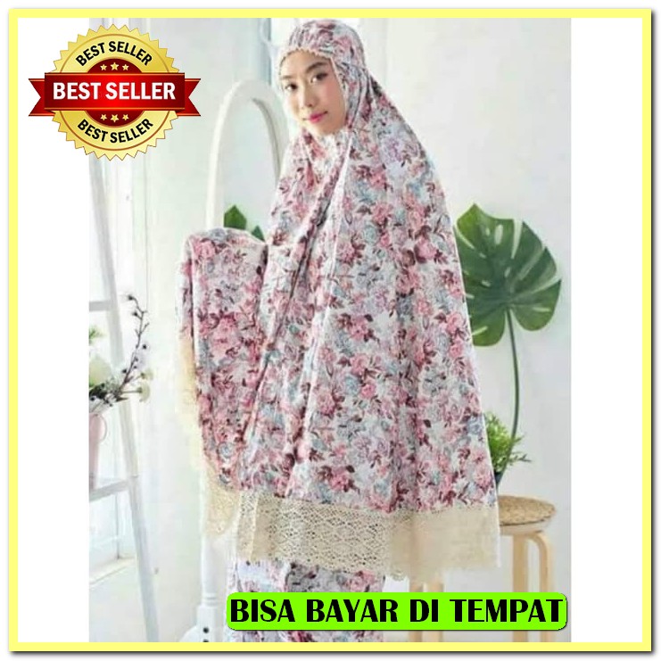 Mukena Remaja Tanggung Terbaru Murah Terbaru 2021 Dewasa Rayon Mu SX317 Mukena Dewasa Katun Jepang