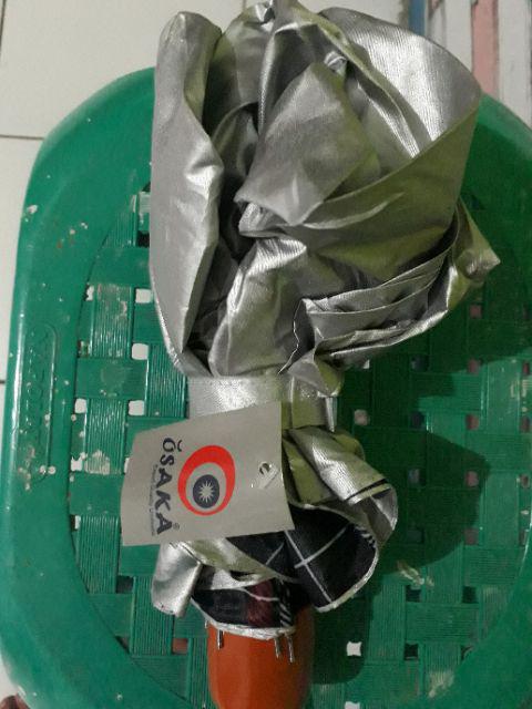 Ombotak Payung Lipat Motif Kotak Kotak Utk Promosi Sablon Acara Gift Suvenir