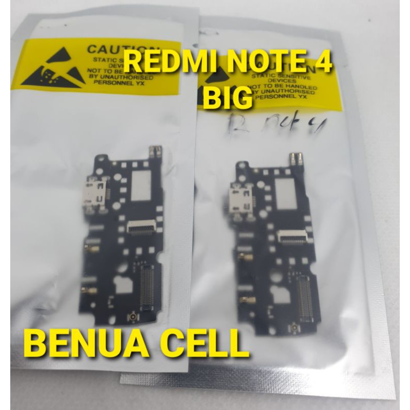 FLEXIBEL CHASAN - UI BOARD MIC XIAOMI REDMI NOTE 4 BIG