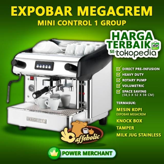 Mesin Kopi Espresso Expobar Mini Control 1 Group Espresso Machine Shopee Indonesia
