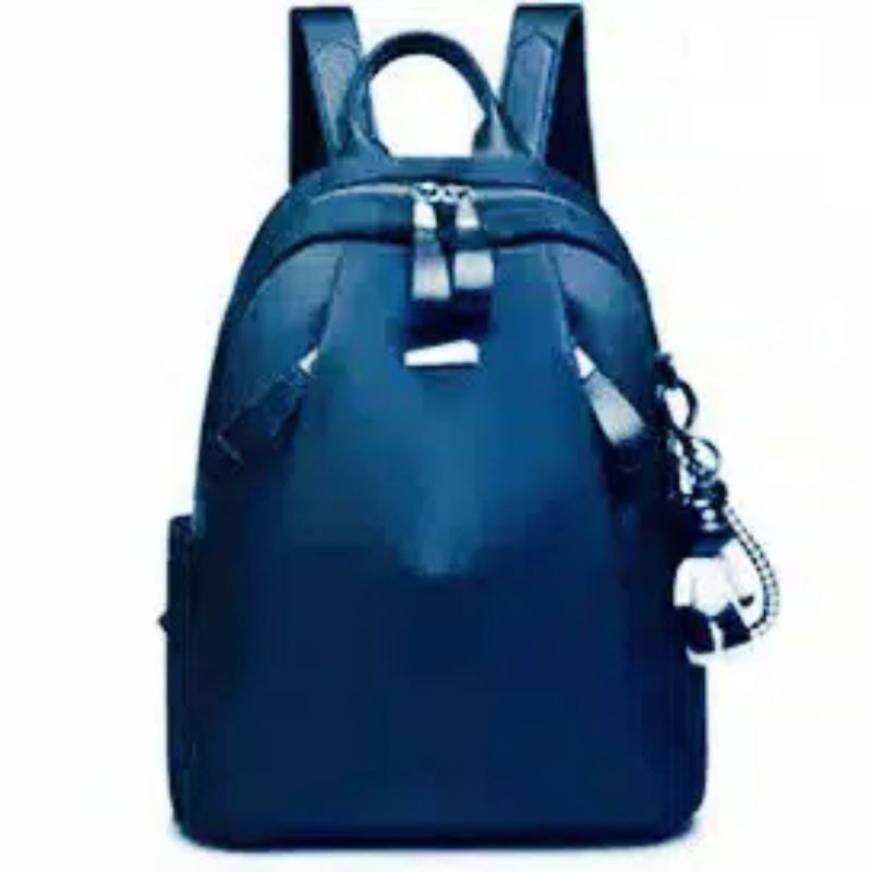 EQ PROMO!!!Tas Ransel wanita LikeThis Simpel Polos Nilon Glossy 2023