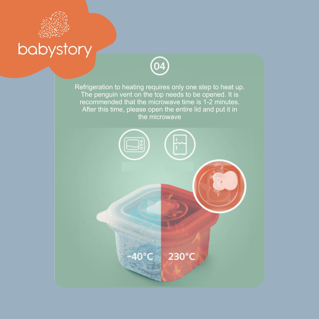 Baby Food Container mpasi wadah mpasi bayi wadah penyimpanan mpasi perlengkapan mpasi