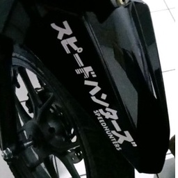 STIKER CUTTING SPEEDHUNTER KANJI JEPANG murah variasi motor helm terbaru viral keren logo hologram tahan lama