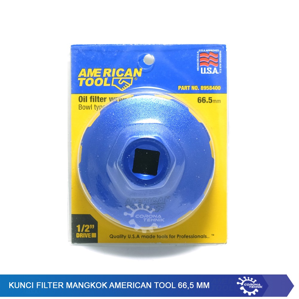 Kunci Filter Mangkok American Tool 66.5 mm