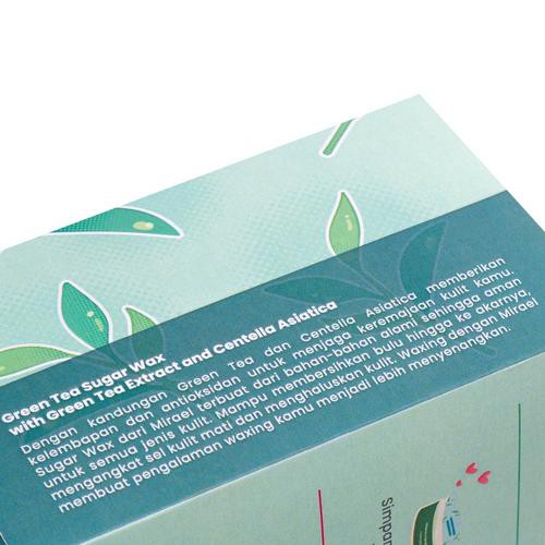 MIRAEL Relaxing Green Tea Sugar Wax Kit