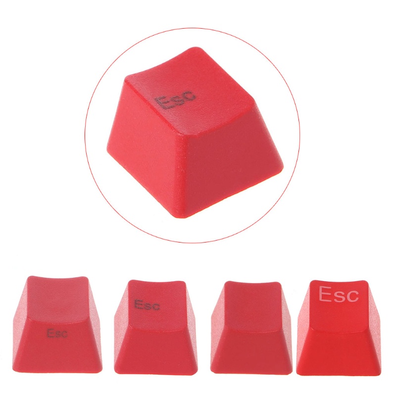 Cre Tuts Keyboard Mekanikal Tebal Pbt Merah Esc R4 Cherry Mx Switch Oem Tinggi