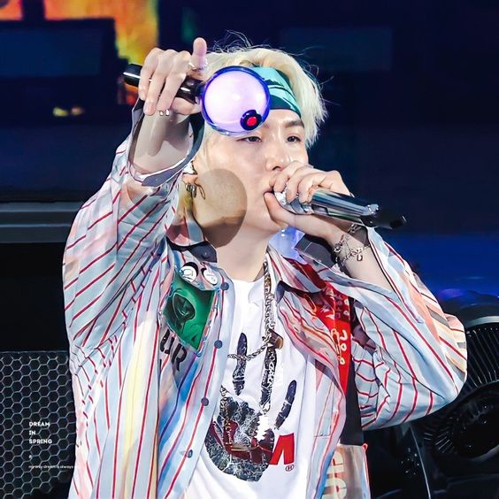 baju suga / palm angels / unofficial / white / sowoozoo concert/ baju bts