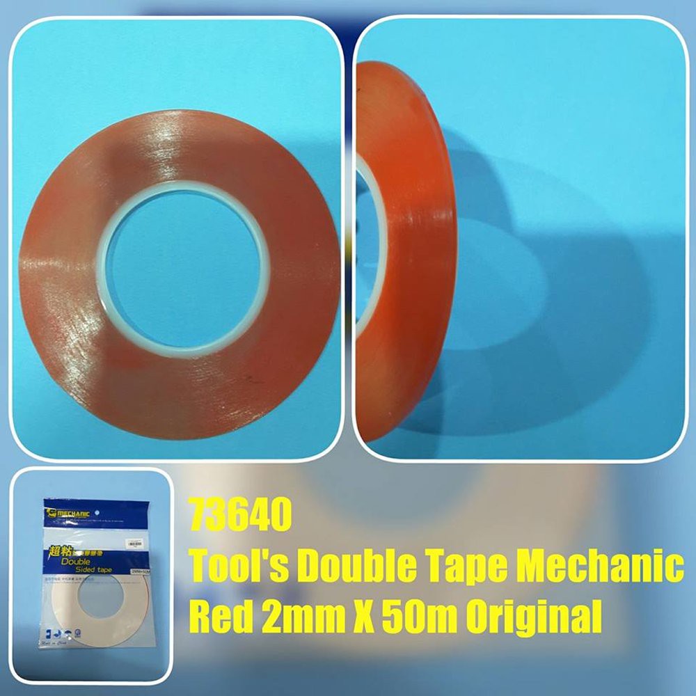 

Double Tape Mechanic Red 2MM X 50M Original