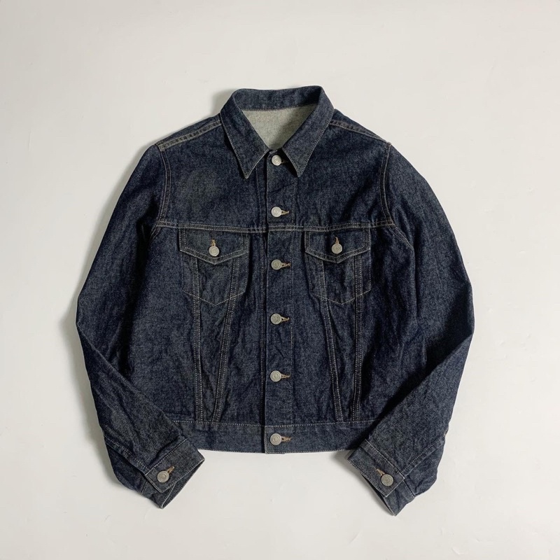 trucker uniqlo jacket second thrift