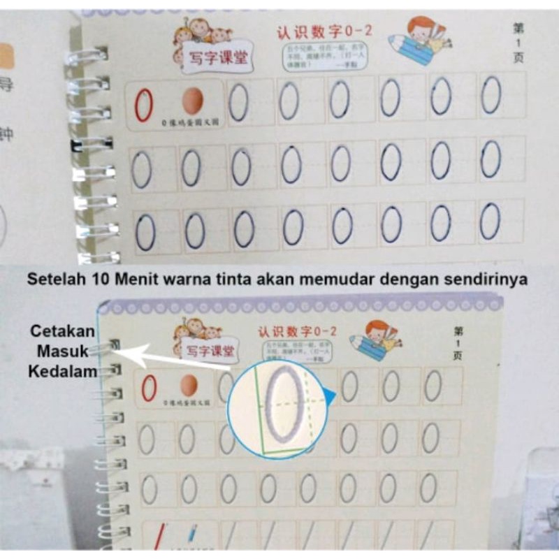 

Buku latihan menulis Tracking