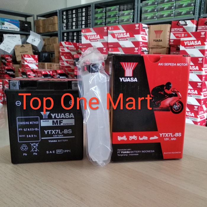 AKI MOTOR YUASA YTX7LBS AKI KERING YUASA YTX7L - BS ORIGINAL Original