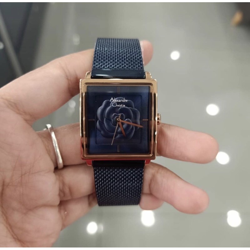 Jam Tangan Alexandre Christie Ac 2848 Original Blue