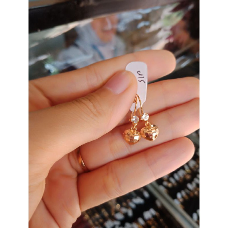 Anting Emas Asli Untuk Wanita Model Love Super Elegan Cantik Dan Menawan Anting Dewasa Anting Remaja Shopee Indonesia