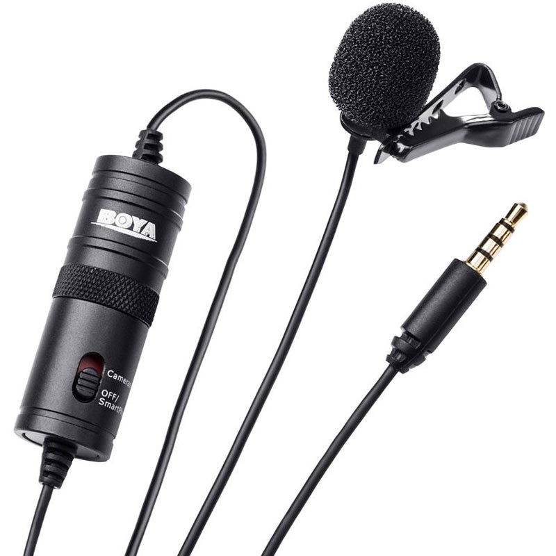 Boya BY-M1 Clip-On Lavalier Microphone for DSLR/Digital Camera/Mirrorless/Smartphone/PCBoya BY-56942