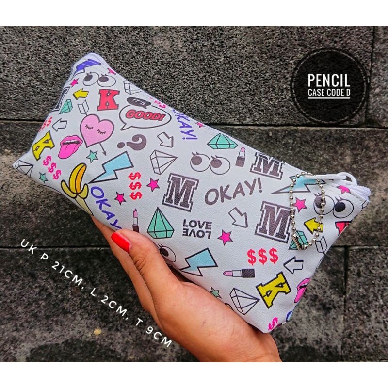 POUCH PRINTING/PENCIL CASE LUCU GEMES