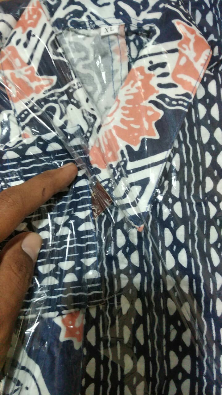 M-l-xl-xxl Baju Batik Wanita Shibori Asj Sa Hrb026 Atasan Blouse Batik Wanita Asli Pekalongan