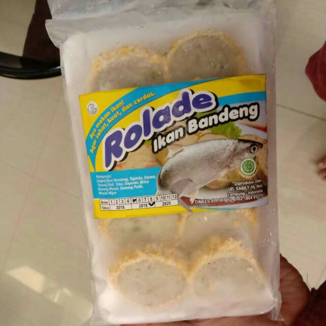 Rolade ikan bandeng