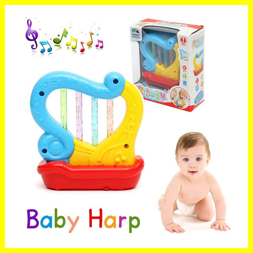 Mainan Anak Bayi Belajar Edukasi Musik Music Infant Baby Harpa Import