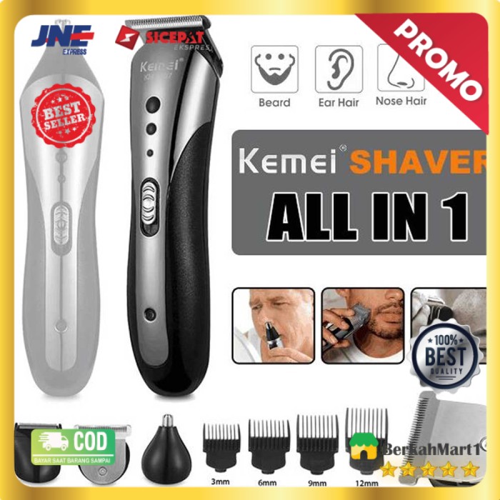 Alat Cukur Rambut Jenggot Kumis Elektrik Hair Shaver Rechargeable