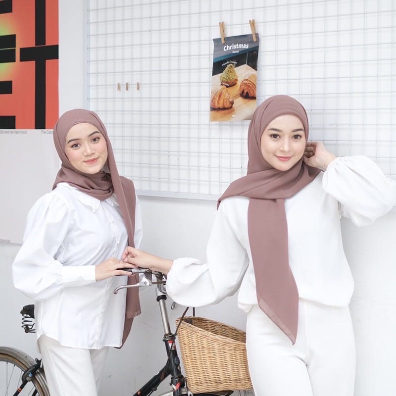 HIJAB SEGI EMPAT FUJI INSTAN PLUS INNER 2in1 CERUTY BABYDOLL / Hijab Instan Segi Empat + Inner