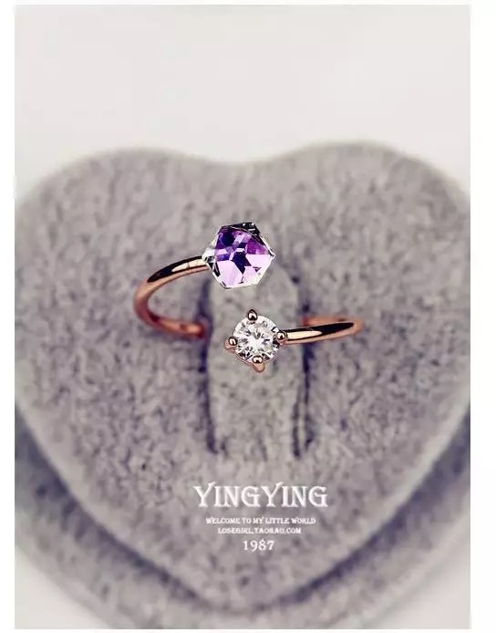 MORYMOSHI C06 Cincin Wanita Diamond Crystal Fashion Korea Murah