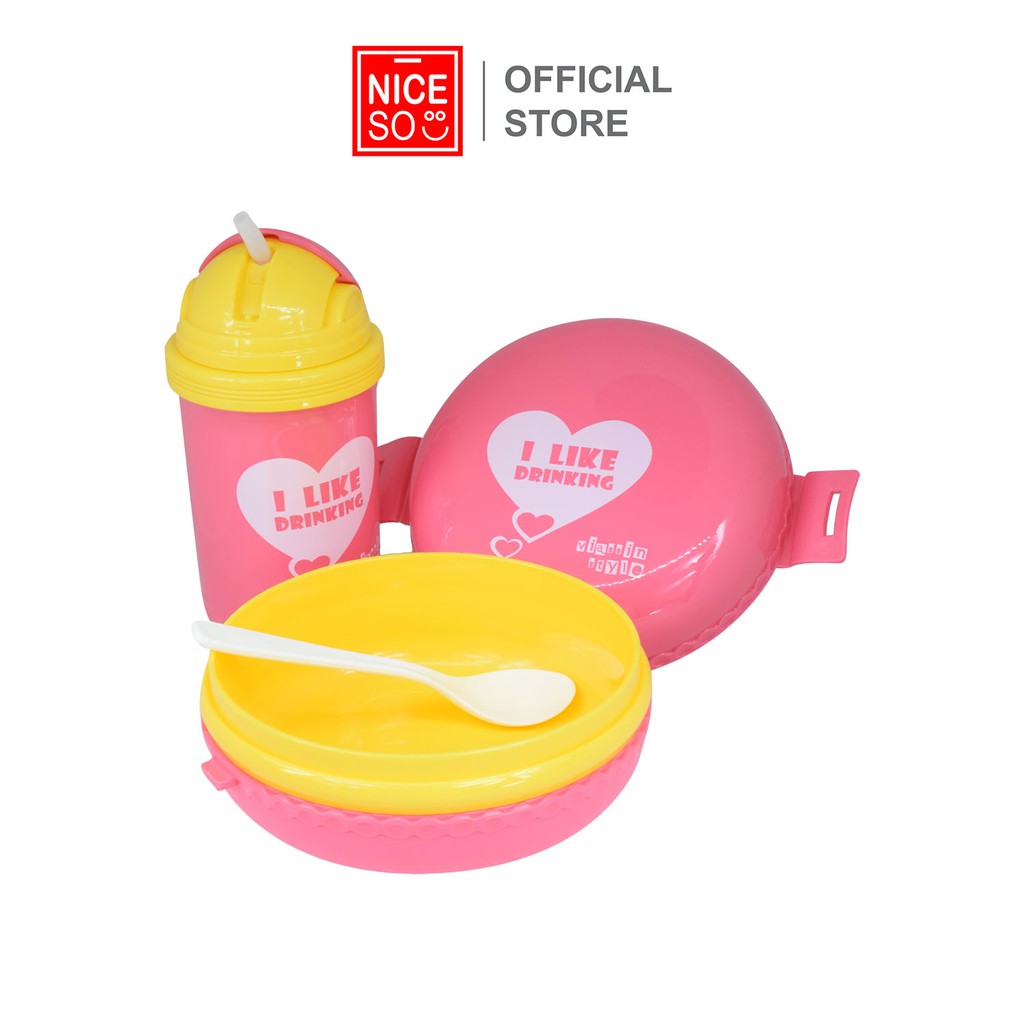 NICESO Official Lunch Box / Kotak Makan Set 217 A