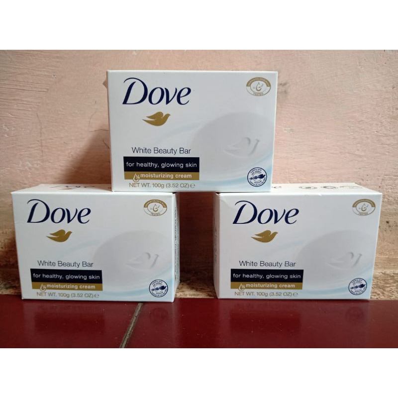 Sabun Dove Batang White Beauty Bar 100 Gr Original Bisa COD