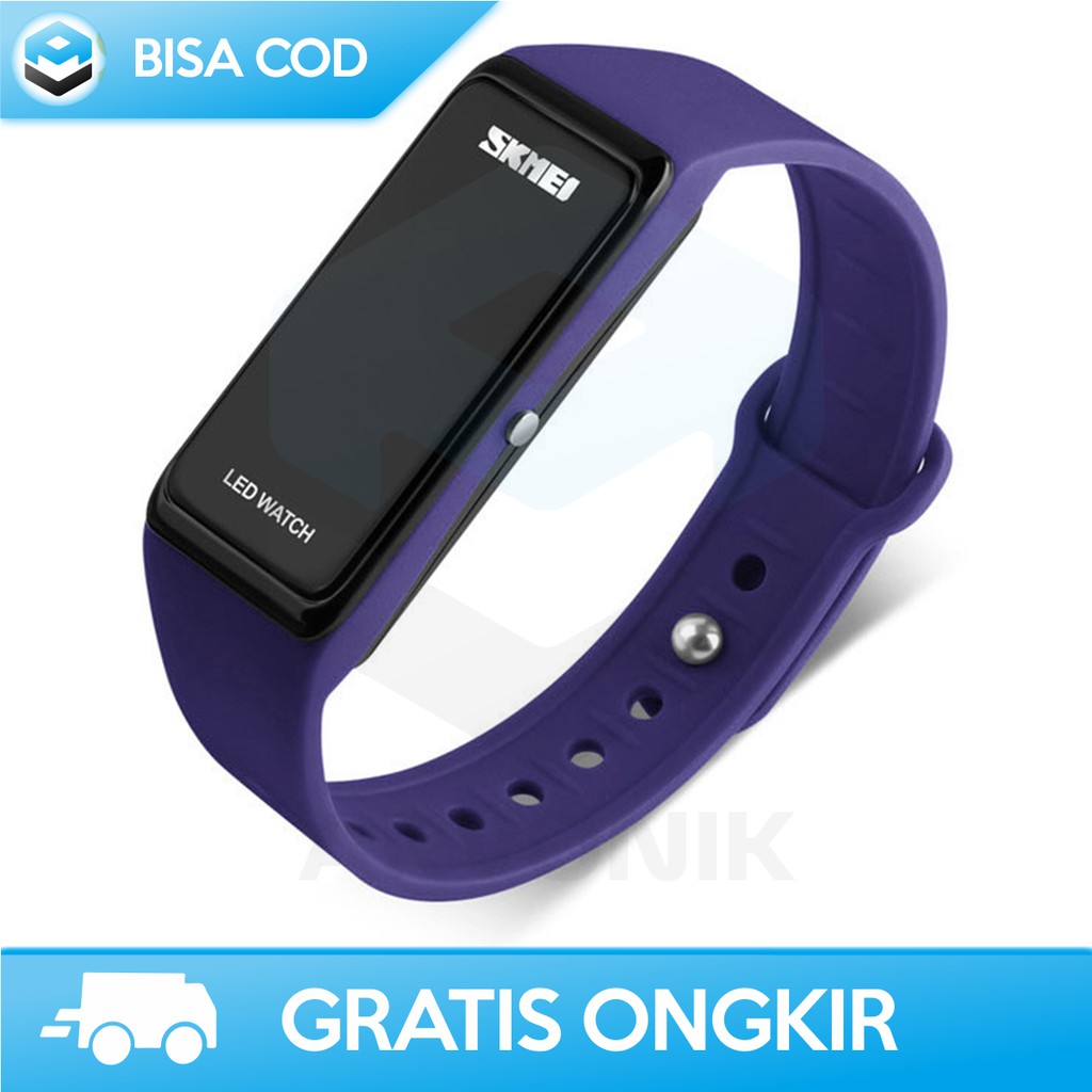 JAM TANGAN PRIA LED ANTI AIR ORIGINAL SKMEI 1265A - JAM GELANG LED JAM TANGAN COWOK MURAH BERGARANSI