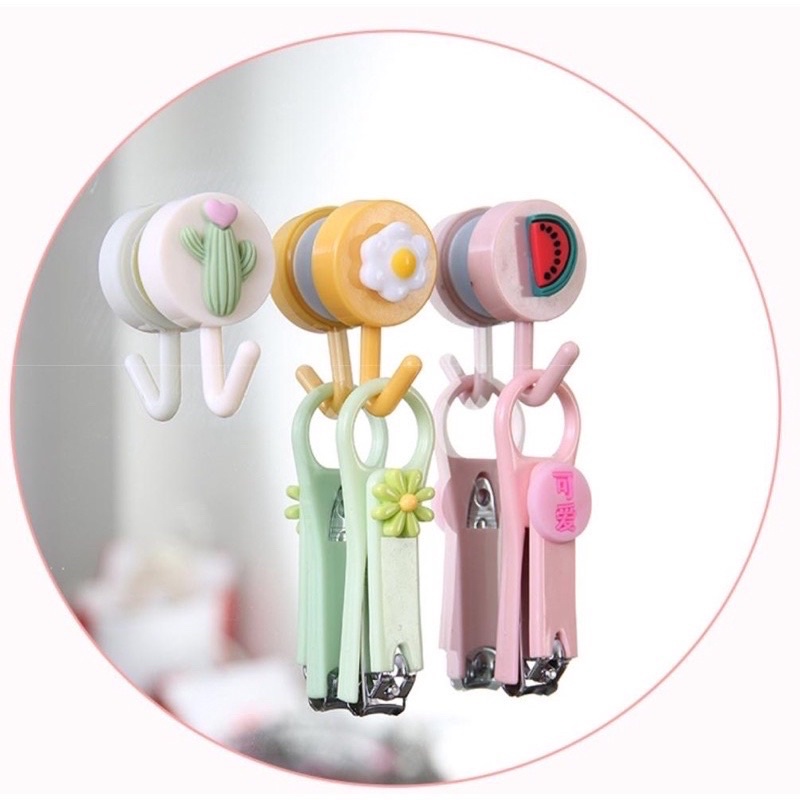 [LUTCHU] HOOK Dinding Karakter Gantungan Tempel Lucu Serbaguna Kunci Baju Tas HP