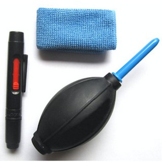 Cleaning Set 3 in 1 Kamera Rubber Blower Dust Air Brush