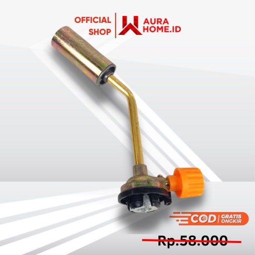 Kepala Gas Butane Torch BBQ Soldering Flame Gun / Alat Kepala Gas Kaleng Anti Bocor Portable Blow To