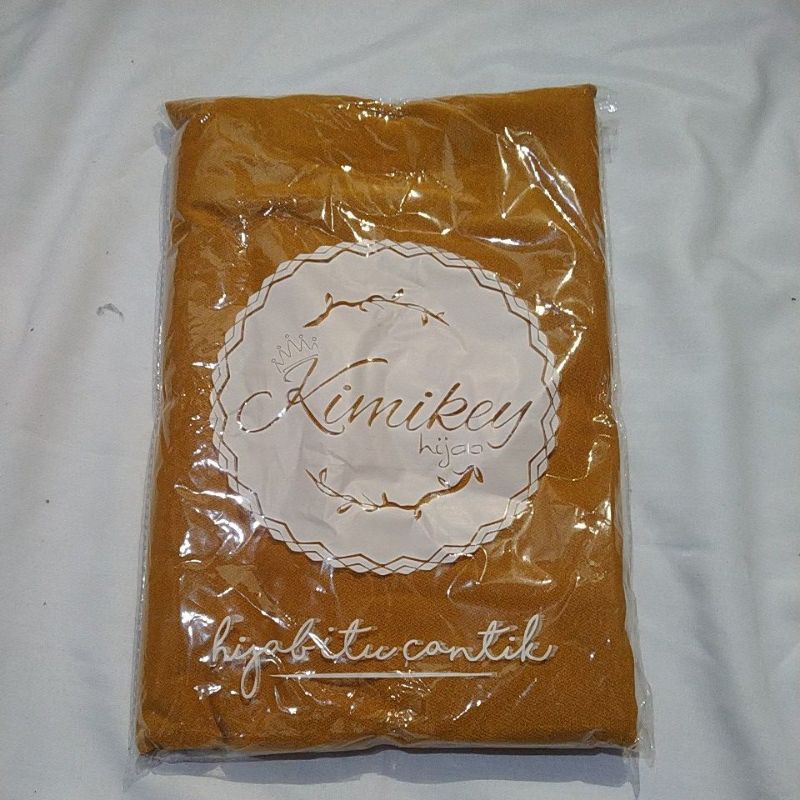 Jilbab Bergo Inayah Jumbo Syar'i by ORI Kimikey-Kunyit