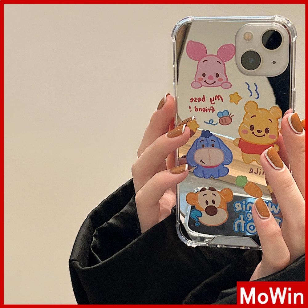 iPhone Case Acrylic Luxury Makeup Mirror Airbag Shockproof Protection Camera Cartoon Cute Compatible For iPhone 11 iPhone 13 Pro Max iPhone 12 Pro Max iPhone 7 Plus iPhone xr