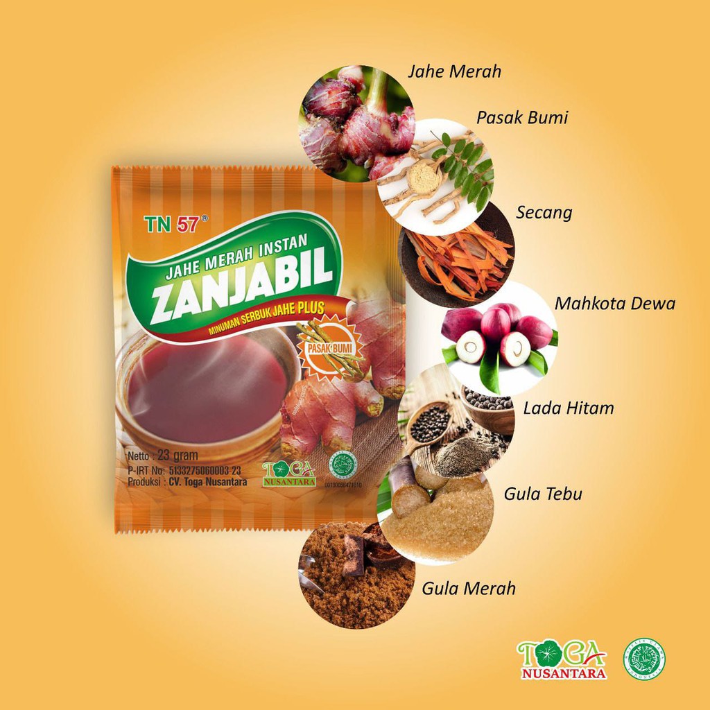 

Wedang Jahe Zanjabil Pasak Bumi / 1 rcg / 10 sachet