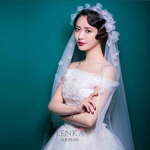 [PRODUK FAVORIT] VEIL WEDDING SLAYER AKSESORIS PENGANTIN WANITA PANJANG HRP018